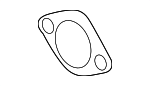 206928H30A - Exhaust: Center Muffler Gasket for Nissan: 370Z, Altima, Kicks, Murano, NV200, Qashqai, Rogue, Rogue Select, Rogue Sport, Sentra, Z Image