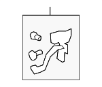 5355042020 - Body: Hook for Toyota: RAV4 Image