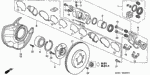 1463S87A00 - Chassis: CALIPER SET, FR. for Acura Image