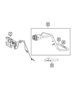 68422927AD - Fuel and Accelerator Pedal: Fuel Filler Housing for Mopar Image