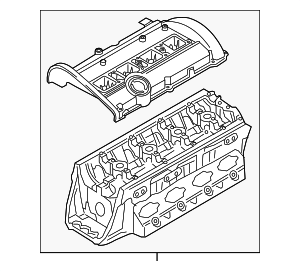 6K103063CL - Engine: Engine Cylinder Head Assembly for Audi Image