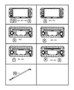 Z5064816AD - Electrical: Am/fm/dvd/hdd/nav/sdars Radio for Chrysler: 300, Aspen, Sebring | Dodge: Avenger, Caliber, Challenger, Charger, Dakota, Durango, Magnum | Jeep: Commander, Compass, Grand Cherokee, Patriot Image