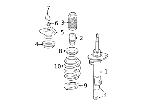 STRUTS & COMPONENTS for 2014 Mercedes-Benz C63 AMG #0