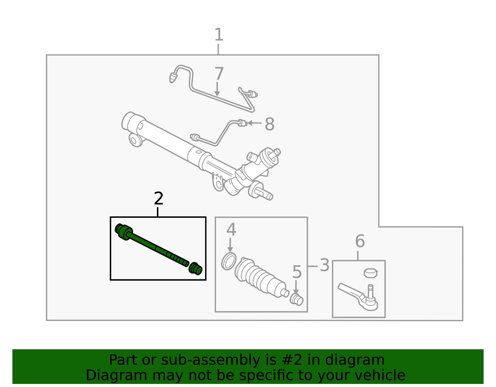2008-2015 GM Steering Linkage Inner Tie Rod Kit 19149839 | Awesome Parts GM