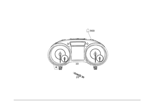 Instrument Cluster for 2016 Mercedes-Benz SL550 #0