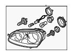 1K6941040B - Electrical: Headlamp Assembly for Volkswagen Image
