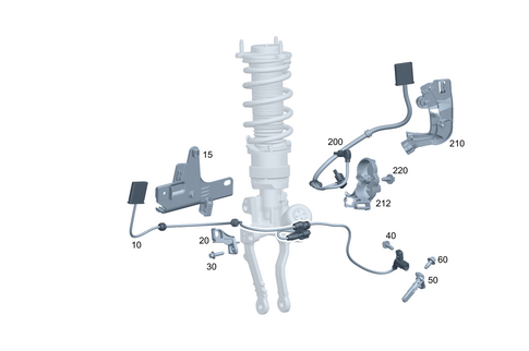 Front Axle Wiring for 2026 Mercedes-Benz AMG GT 55 #0