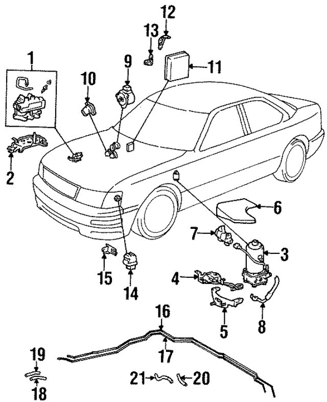 8945232060 - : Throttle Position Sensor for Lexus Image