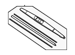 76730TJBA11 - : Wiper Blade for Acura Image
