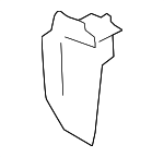 51689AG01A9P - Body: Gusset for Subaru: Legacy, Outback Image