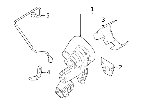 Turbo Charger for 2007 Volkswagen Touareg #0