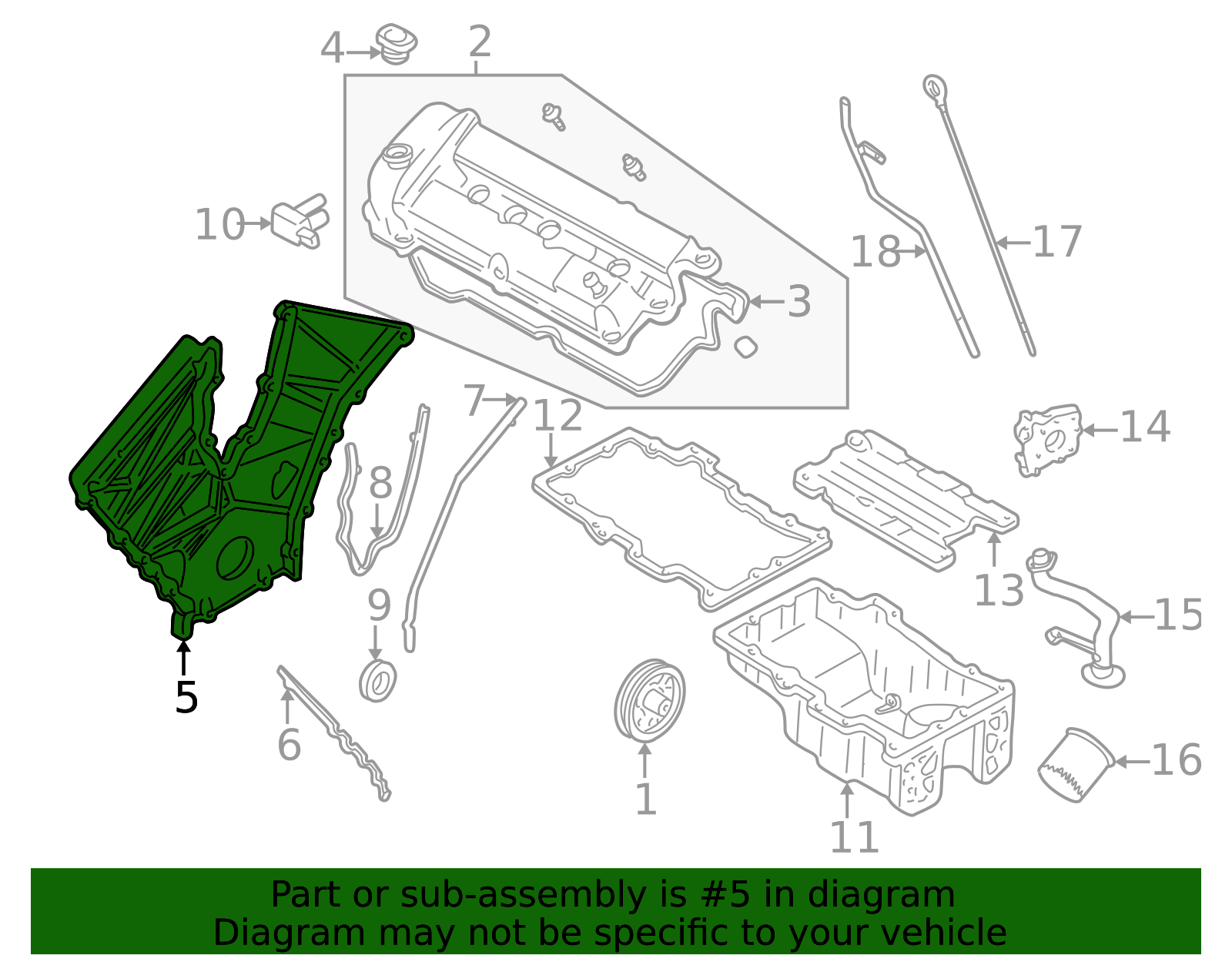 ZZC2-10-500 - Timing Cover - 2005-2006 Mazda Tribute | Mazda Swag