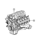 R8192996AA - 6.1L Gas; Engine: Long Block Engine for Mopar Image