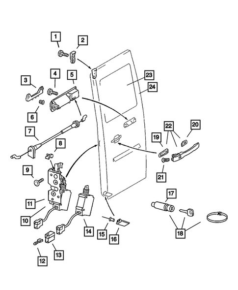 Door, Dual and Single Cargo for 2003 Dodge Sprinter 3500 #1