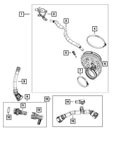 Crankcase Ventilation for 2019 Dodge Challenger #0