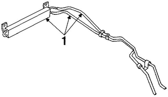 XS8Z3D746FA - : Power Steering Cooler for Ford Image