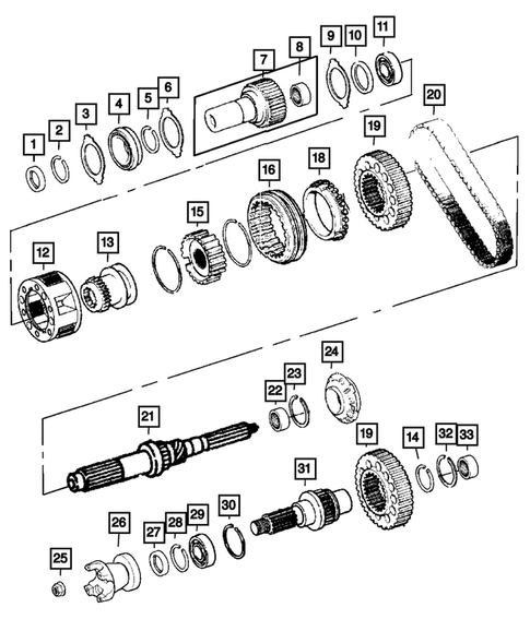 Gear Train for 2010 Dodge Ram 2500 #0
