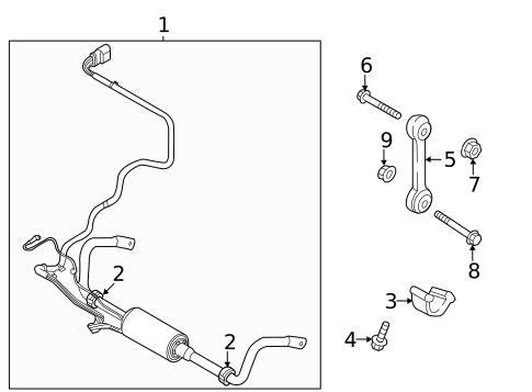 Stabilizer Bar & Components for 2020 Audi RS Q8 #0