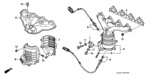 90015PT0J00 - Engine: BOLT-WASHER (8X14) for Honda Image