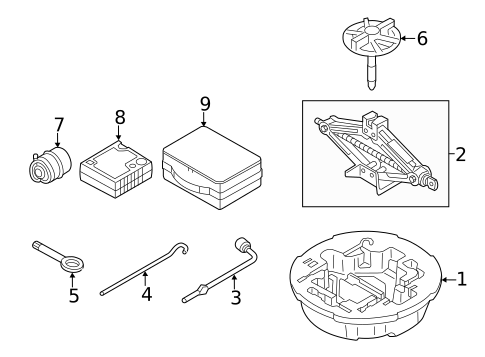 Interior Trim - Rear Body for 2011 Kia Optima #5