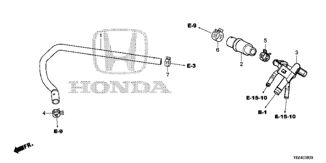 Breather Tube for 2018 Honda Ridgeline #0