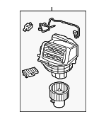 2009-2019 BMW - Blower Assembly