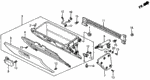 77511SH5A00 - : Bolster, Driver Knee for Honda Image