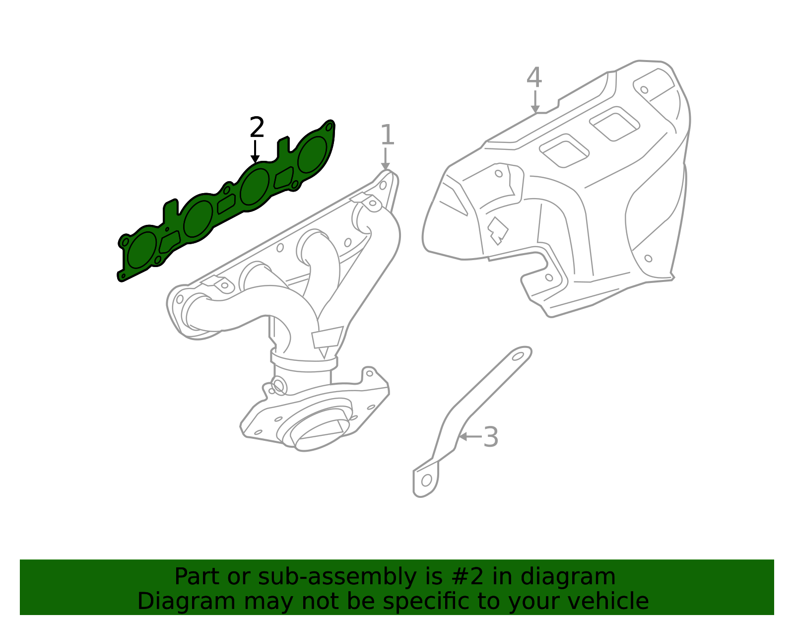 14036-1VA0A - Manifold Gasket - 2007-2023 Nissan | Nissan OEM Parts Direct