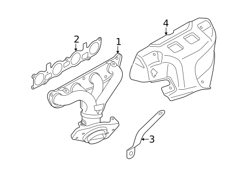 Exhaust Manifold for 2013 Nissan Sentra #0