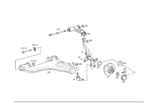 2103304507 - Front Axle: Transverse Control Arm for Mercedes-Benz Image
