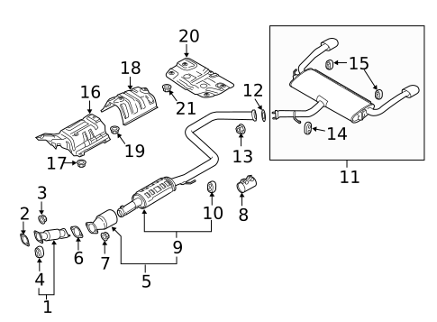Exhaust Manifold for 2022 Kia Forte #1