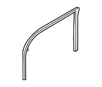 7S4Z5421596A - Body: Weatherstrip for FORD Image