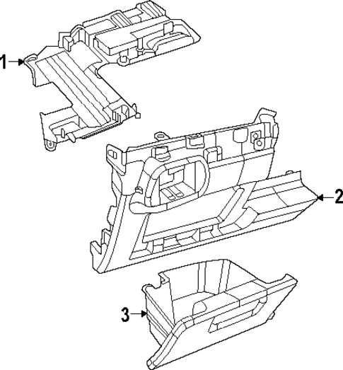 Instrument Panel Components for 2025 Volkswagen Atlas Cross Sport #1