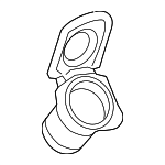 8553512080 - Body: Auxiliary Outlet Cover for Toyota: bZ4X, Corolla Image