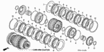 22510RCL003 - Transmission - Automatic: GUIDE, CLUTCH (1-3) for Honda Image