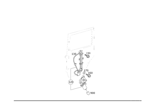 Window Regulator for 2011 Mercedes-Benz G 55 AMG&reg; #0
