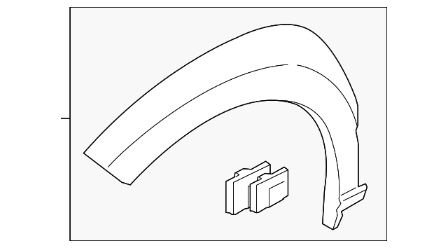 2022-2023 Hyundai Wheel Opening Molding 87712-J9NA0 | OEM Parts Online