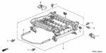 81195S5A000ZD - Interior/Bumper: COVER, RR. FOOT (OUTER) *YR239L* (IVORY) for Honda Image