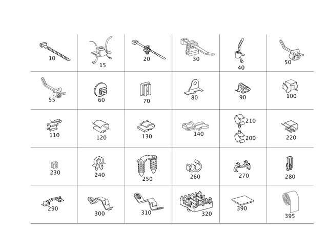 19979490 - Electrical Equipment and Instruments: Cable Tie for Mercedes-Benz: 180A, 180b, 180C, 190, 190D, 190E, 200, 200D, 220a, 250, 280CE, 300C, 300CD, 300CE, 300D, 300E, 300S, 300SE, 300SEL, 300SL, 300TD, 300TE, 350SD, 380SEC, 380SL, 380SLC, 400SE, 400SEL, 450SL, 450SLC, 500SEL, 500SL, 560SEC, 560SEL, 600SEL, 600SL, A220, A35 AMG, AMG GT, AMG GT 43, AMG GT 53, AMG GT 55, AMG GT 63, AMG GT 63 Pro, AMG GT 63 S, AMG GT 63 S E Performance, AMG GT Black Series, AMG GT C, AMG GT R, AMG GT S, C230, C240, C250, C280, C300, C32 AMG, C320, C350, C350e, C400, C43 AMG, C450 AMG, C55 AMG, C63 AMG, C63 AMG S, C63 AMG S E Performance, CL500, CL55 AMG, CL550, CL600, CL63 AMG, CL65 AMG, CLA250, CLA35 AMG, CLA45 AMG, CLA45 AMG S, CLE300, CLE450, CLE53 AMG, CLK320, CLK350, CLK500, CLK55 AMG, CLK550, CLK63 AMG, CLS400, CLS450, CLS500, CLS53 AMG, CLS55 AMG, CLS550, CLS63 AMG, CLS63 AMG S, E250, E300, E320, E350, E400, E43 AMG, E450, E500, E53 AMG, E55 AMG, E550, E63 AMG, E63 AMG S, EQB 250+, EQB 300, EQB 350, EQE 350, EQE 350 SUV, EQE 350+, EQE 350+ SUV, EQE 500, EQE 500 SUV, EQE AMG, EQE AMG SUV, EQS 450, EQS 450 SUV, EQS 450+, EQS 450+ SUV, EQS 580, EQS 580 SUV, EQS AMG, G500, G550, G580, G63 4x4 Squared AMG, G63 AMG, GL350, GL450, GL550, GL63 AMG, GLA250, GLA35 AMG, GLA45 AMG, GLB250, GLB35 AMG, GLC300, GLC350e, GLC43 AMG, GLC63 AMG, GLC63 AMG S, GLC63 AMG S E Performance, GLE300d, GLE350, GLE400, GLE43 AMG, GLE450, GLE450 AMG, GLE450e, GLE53 AMG, GLE550e, GLE580, GLE63 AMG, GLE63 AMG S, GLK250, GLK350, GLS350d, GLS450, GLS550, GLS580, GLS63 AMG, Maybach EQS 680 SUV, Maybach GLS600, Maybach S550, Maybach S560, Maybach S580, Maybach S600, Maybach S650, Maybach S680, ML250, ML350, ML400, ML550, ML63 AMG, R320, R350, R500, S350, S400, S420, S430, S450, S500, S55 AMG, S550, S550e, S560, S580, S580e, S600, S63 AMG, S63 AMG E Performance, S65 AMG, SL400, SL43 AMG, SL450, SL500, SL55 AMG, SL550, SL600, SL63 AMG, SL63 AMG S E Performance, SL65 AMG, SLC300, SLC43 AMG, SLK230, SLK250, SLK280, SLK300, SLK320, SLK350, SLK55 AMG Image image