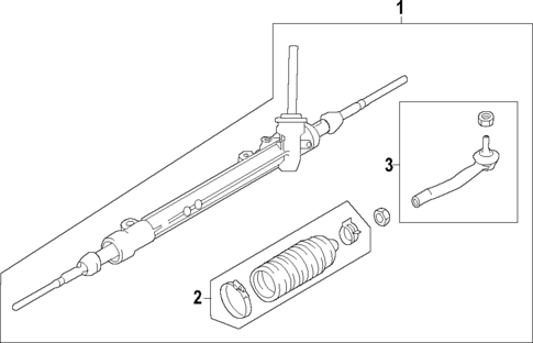 Steering Gear & Linkage for 2019 Nissan Rogue #1