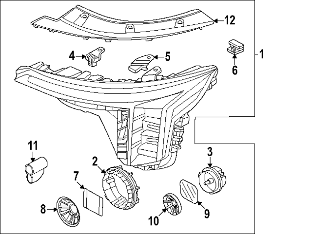 92102R0740 - : Headlamp Assembly for Kia Image