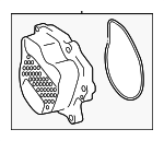 161A039025 - Belts &amp; Cooling: Engine Water Pump for Toyota Image