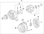 2736031310 - : Stator for Lexus: ES350, RX350 Image