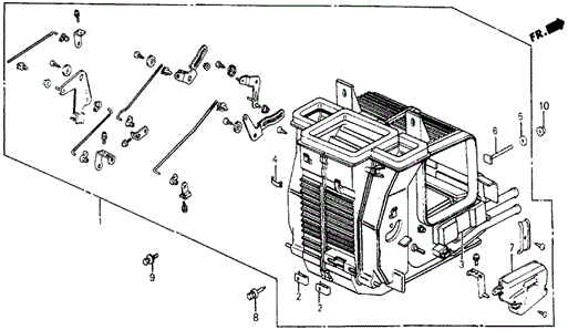 Heater Unit for 1984 Honda Wagovan #0