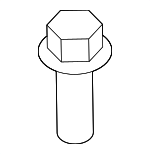 90105A0163 - Electrical: Belt &amp; Retractor Bolt for Toyota Image