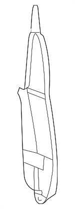 15857191 - Body: Rear Insulator for Buick: Rainier | Chevrolet: Trailblazer, Trailblazer EXT | GMC: Envoy, Envoy XL, Envoy XUV | Oldsmobile: Bravada Image