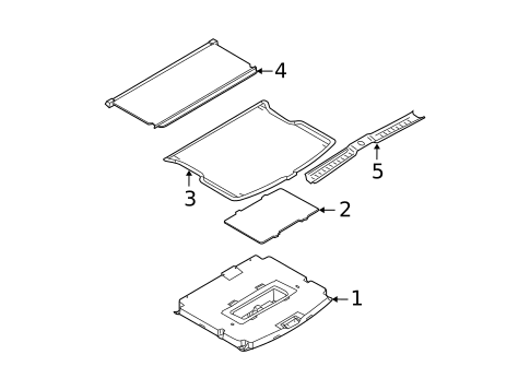 Interior Trim - Rear Body for 2012 Ford Escape #0