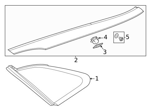 Glass & Hardware for 2023 Kia K5 #0