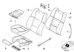 52108162329 - Seats: Pad Seat Front for BMW Image