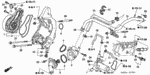 19425PRBA00 - Engine: JOINT, OIL COOLER for Acura Image